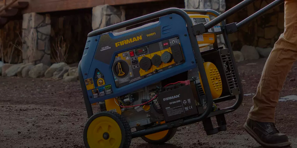 Firman tri deals fuel generator