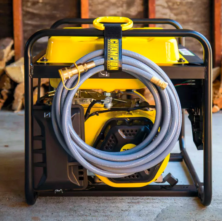 Champion Tri Fuel Generator with hose kit