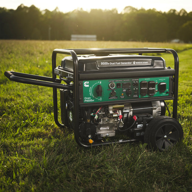 Cummins P9500DF generator outside