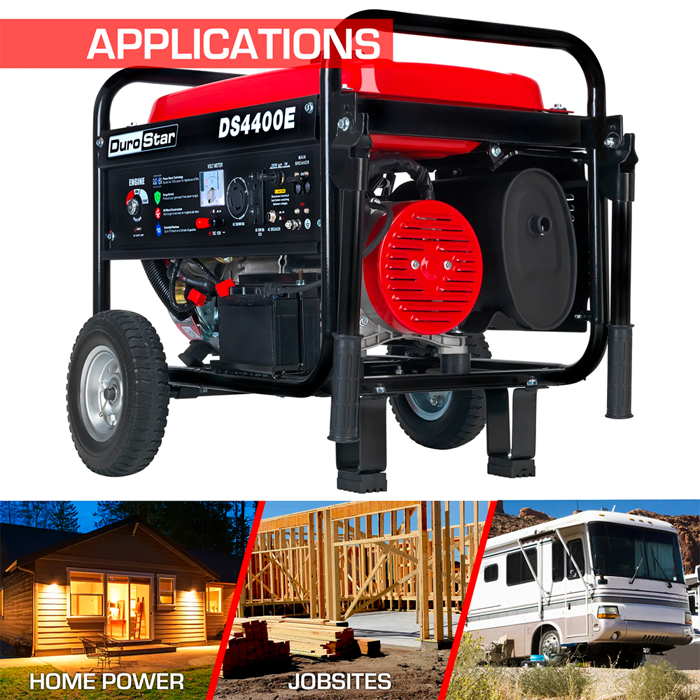 DuroStar DS4400E - 4400 Watt Gas Portable Generator