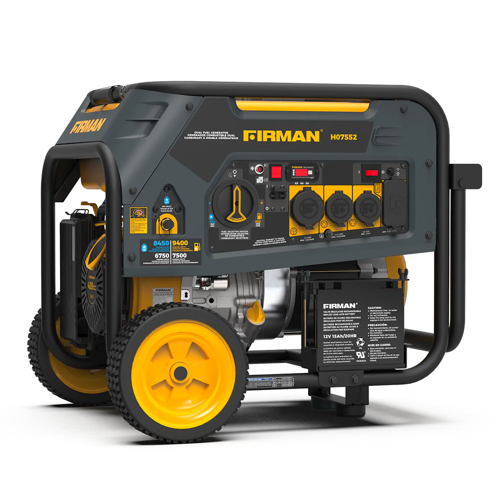 Firman 7500 Watt Generators - Portable, Dual & Tri Fuel