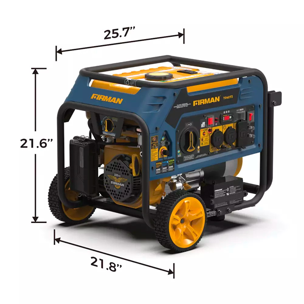 Firman T04073 Tri Fuel Generator - 4000 Watt