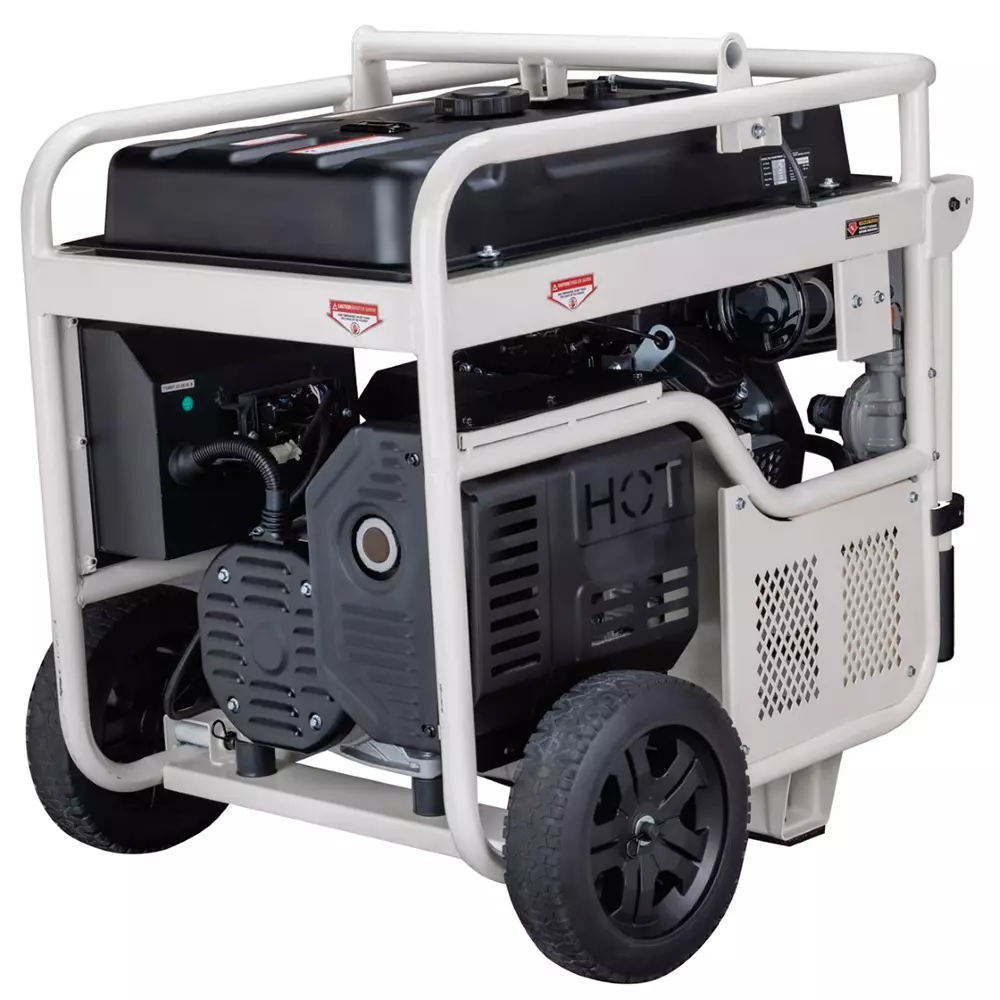 Pulsar PG15KVTWBCO 15000 watt dual fuel generator engine view