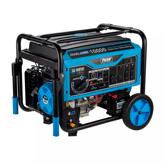 Pulsar PG10000BRCO - 10,000 Watt Dual Fuel Portable Generator