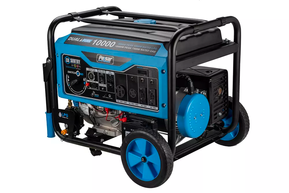 Pulsar PG10000BRCO - 10,000 Watt Dual Fuel Portable Generator