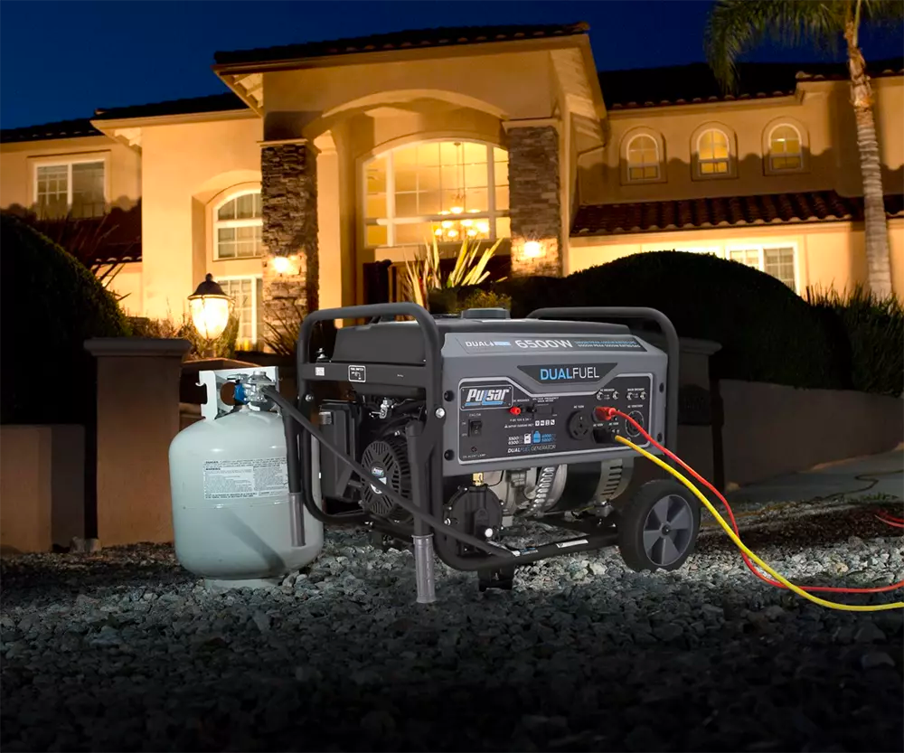 Pulsar generator outside house