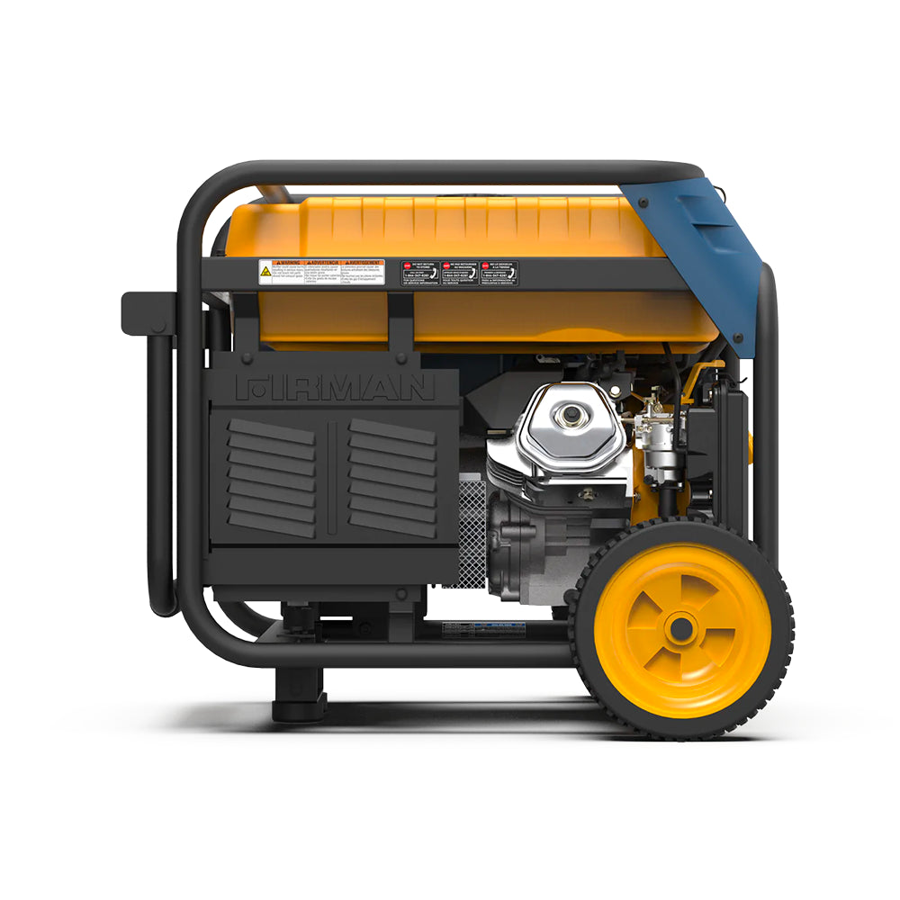 Firman T07571 generator tri fuel side view