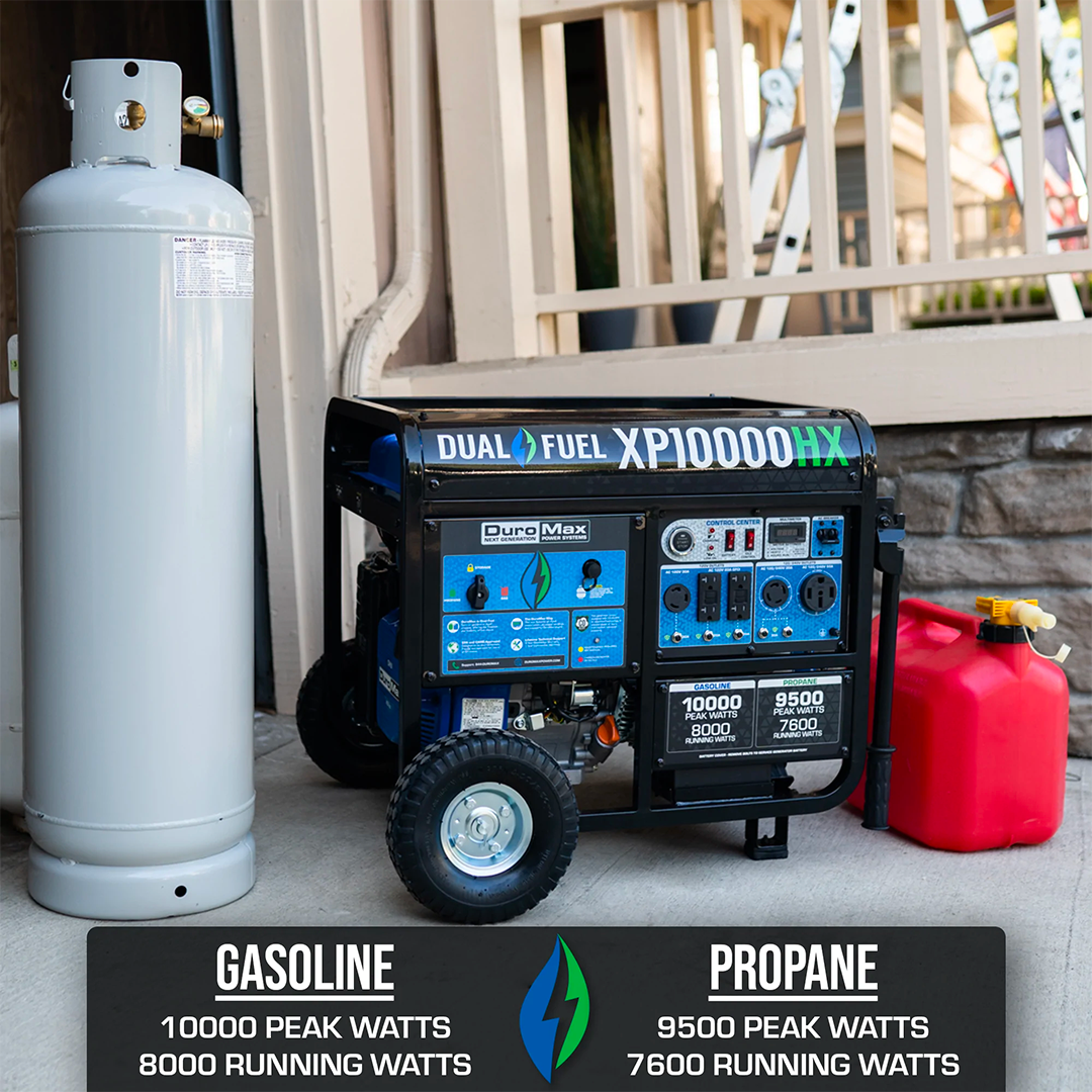 XP10000HX dual fuel gas propane