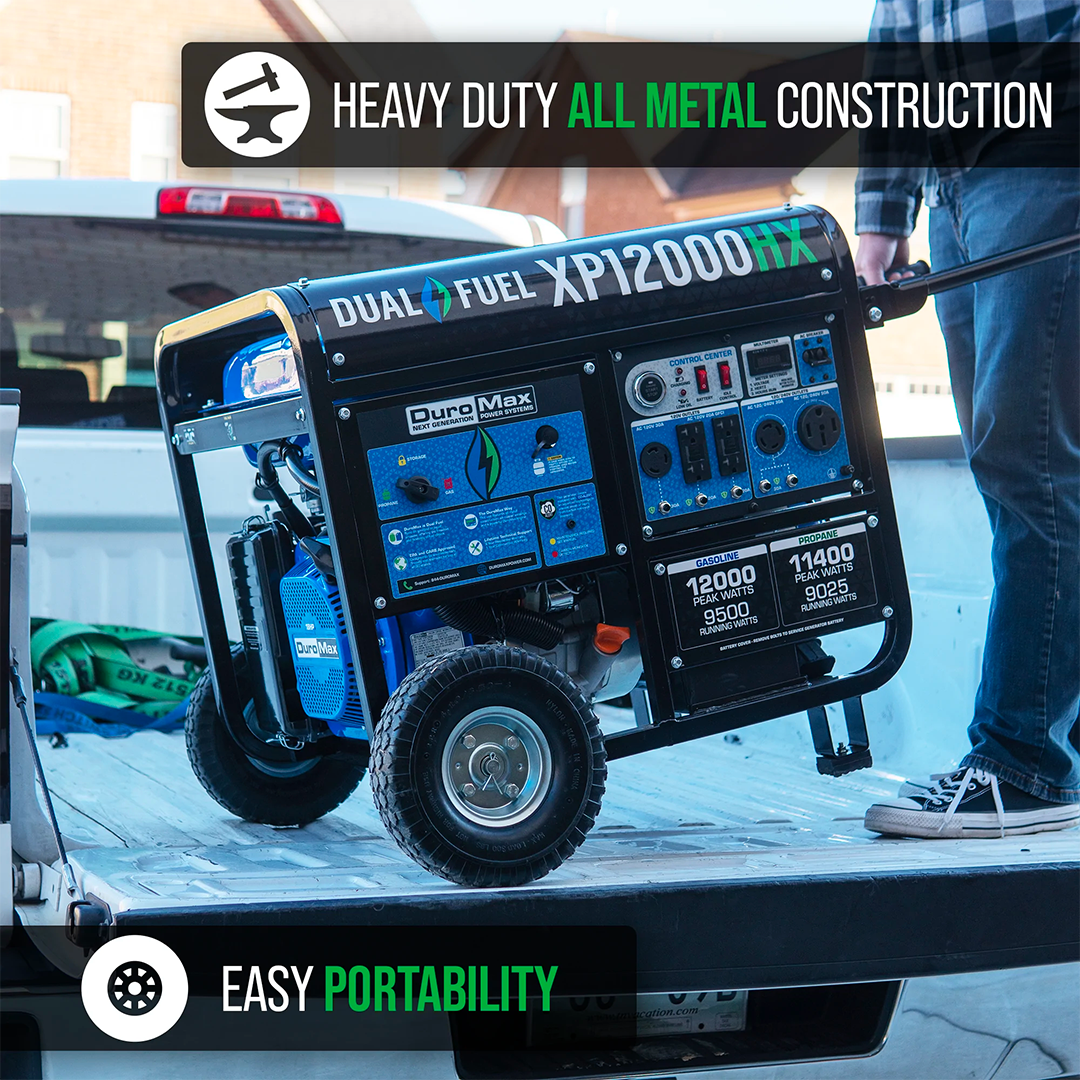 XP12000HX heavy duty and portable