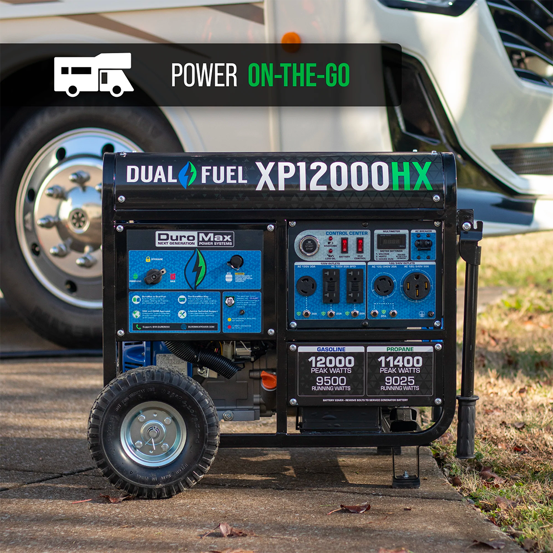 XP12000HX powering RV