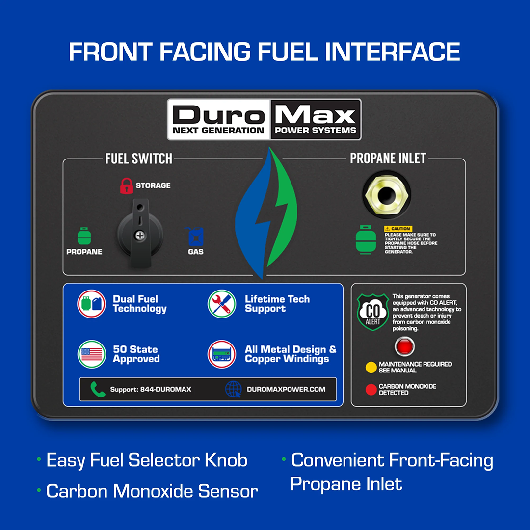 XP13000DX fuel interface panel