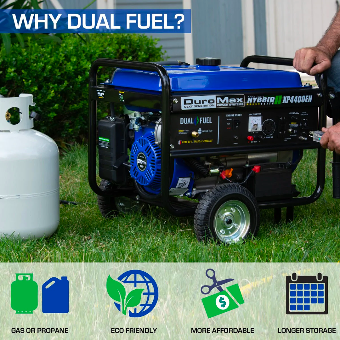     XP4400EH dual fuel gas propane