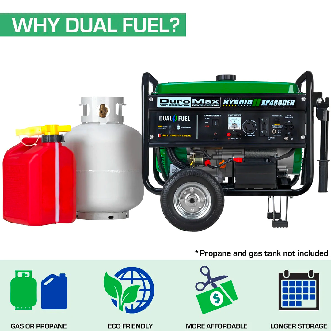    XP4850EH dual fuel options