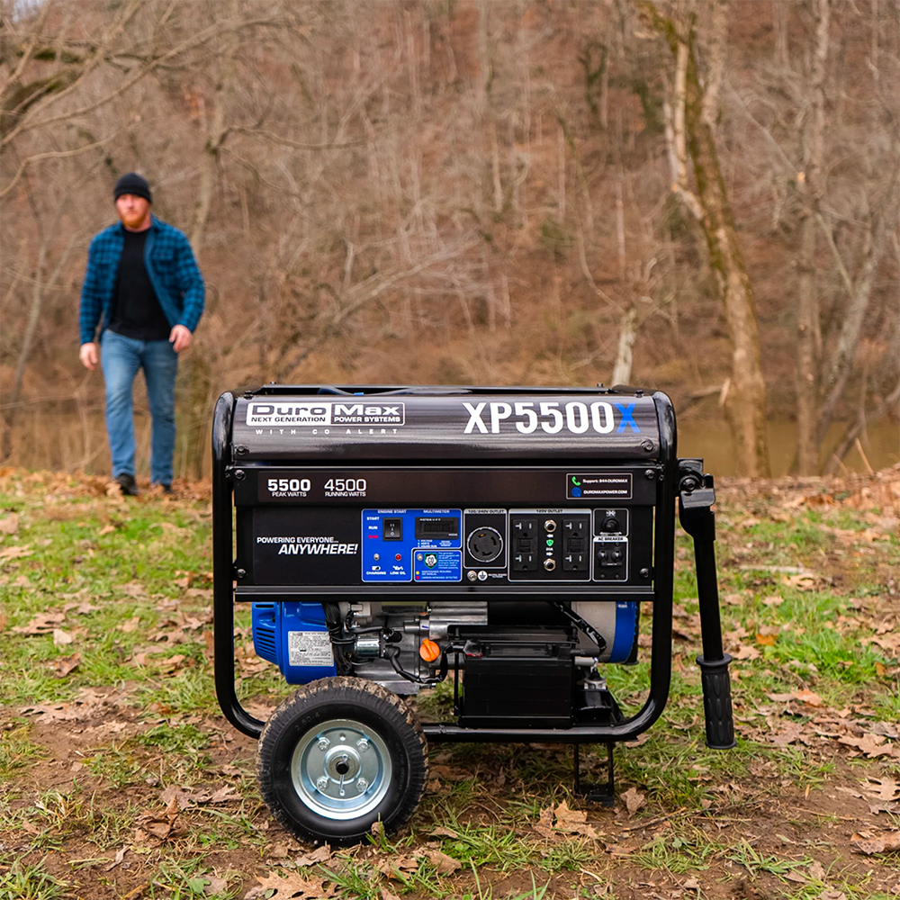 XP5500X generator outside