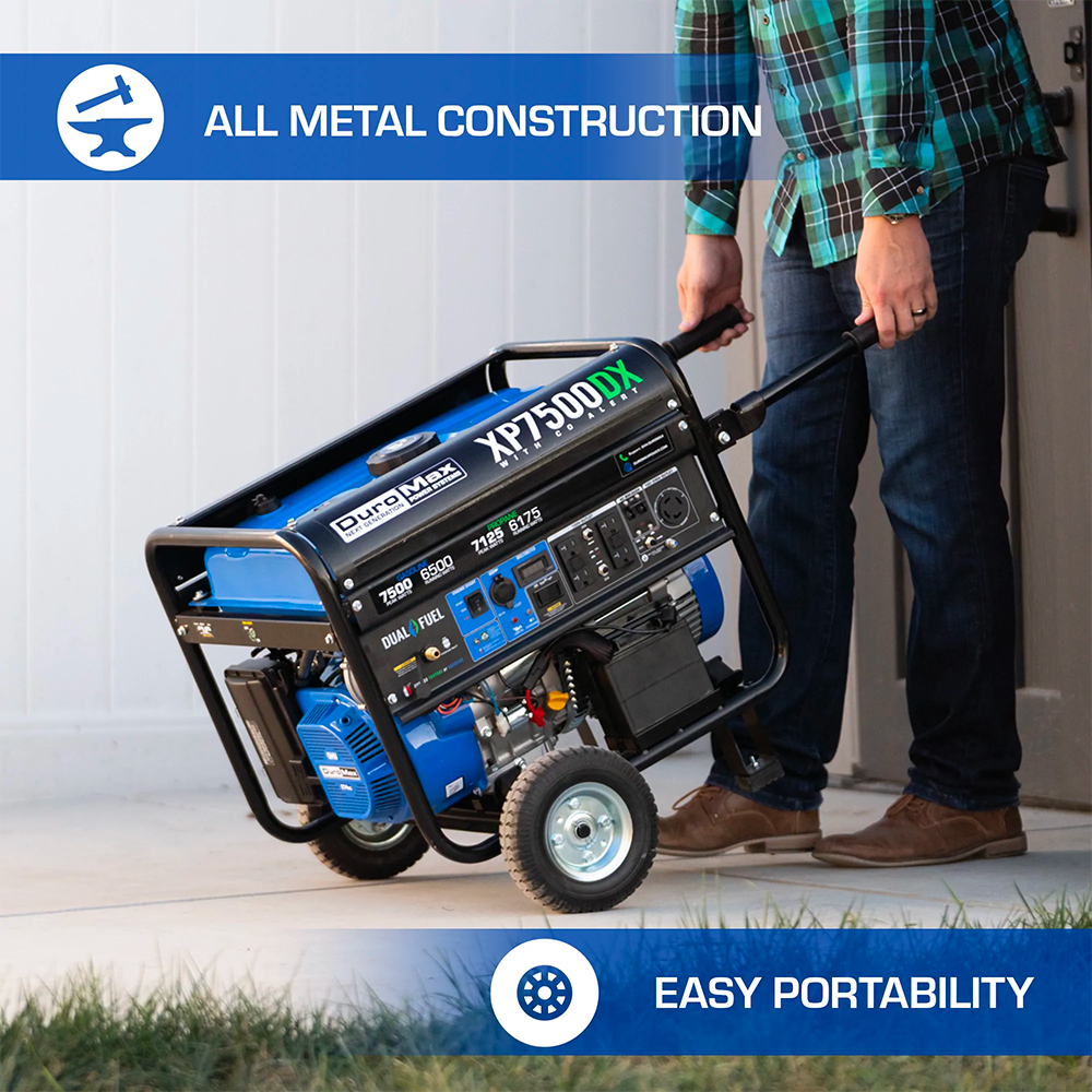 XP7500DX portable generator