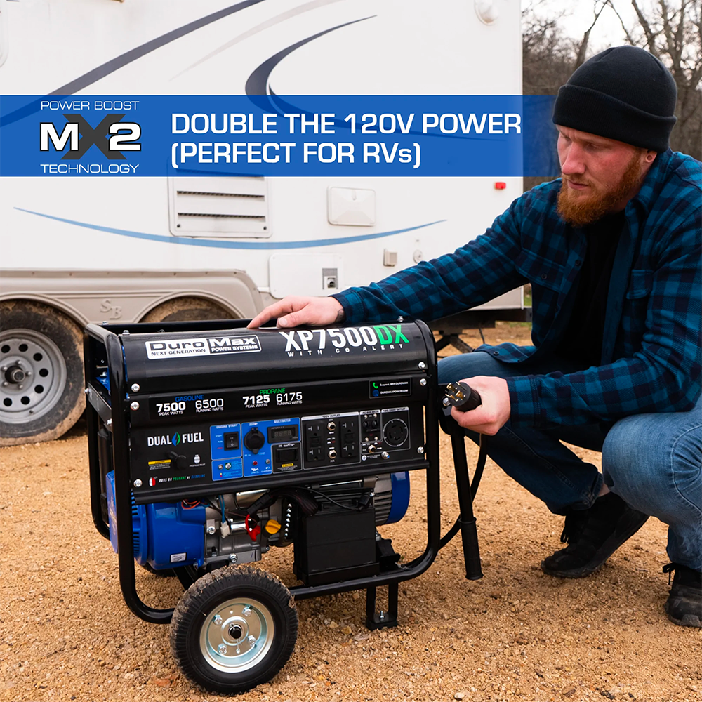 XP7500DX powering RV