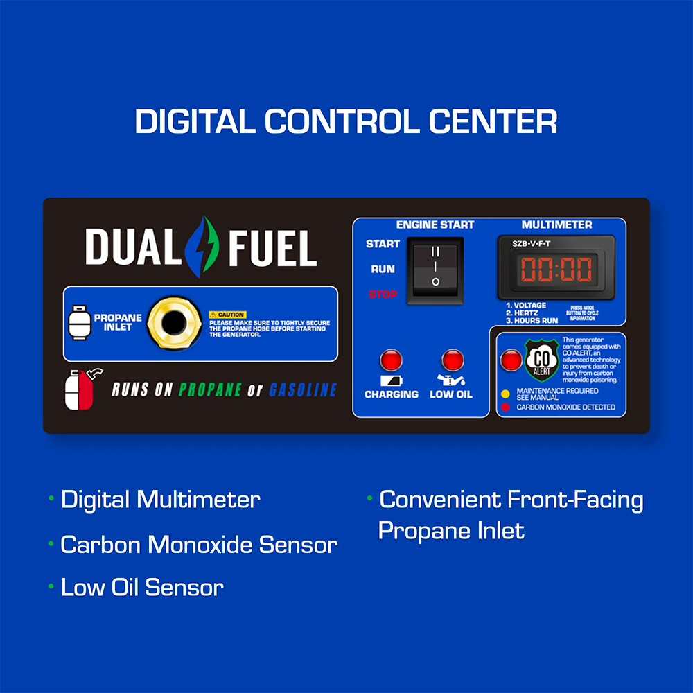 generator digital control panel