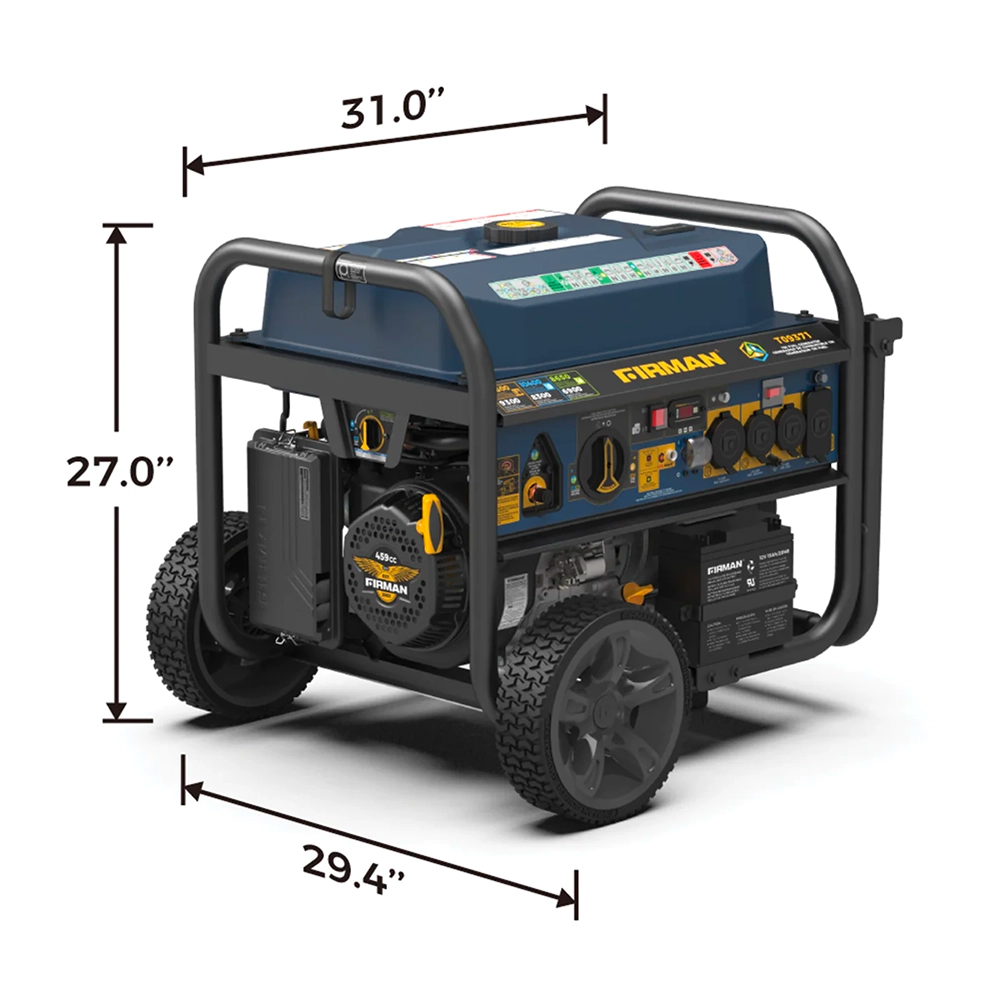 Firman T09371 Tri Fuel Generator - 11600 Watt