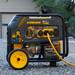 generator outside with power cord